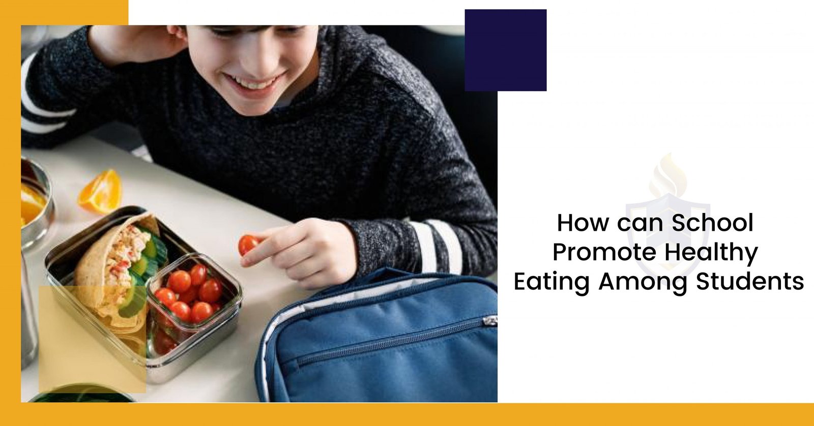 HOW CAN SCHOOLS PROMOTE HEALTHY EATING AMONG STUDENTS Rahul Education